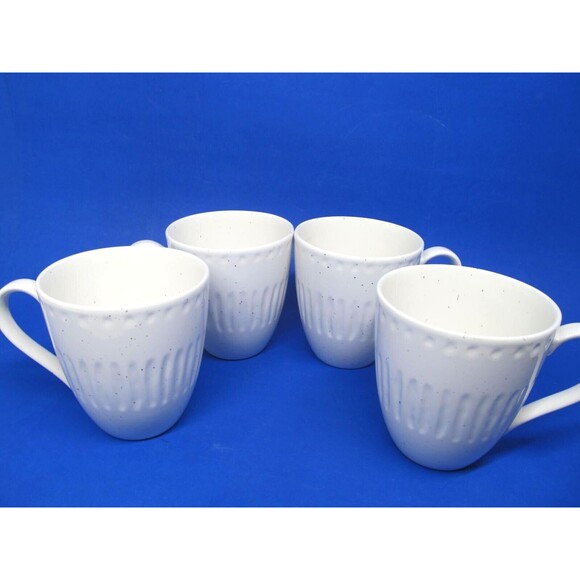 Lenox Kate Spade New York Cannon Street 4"  Set Of 4 Speckled Mugs - Picture 1 of 15